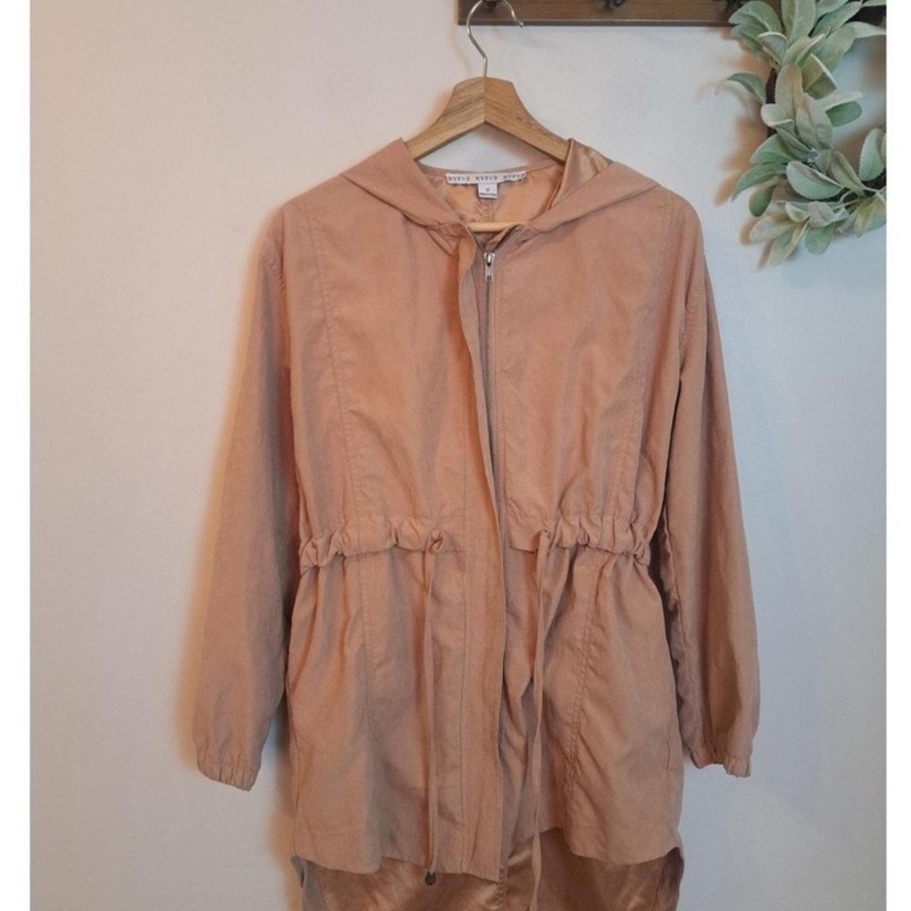 Anthropologie HYFVE HYFVE HYFVE - Blush Fall Hooded Jacket Size L EUC
